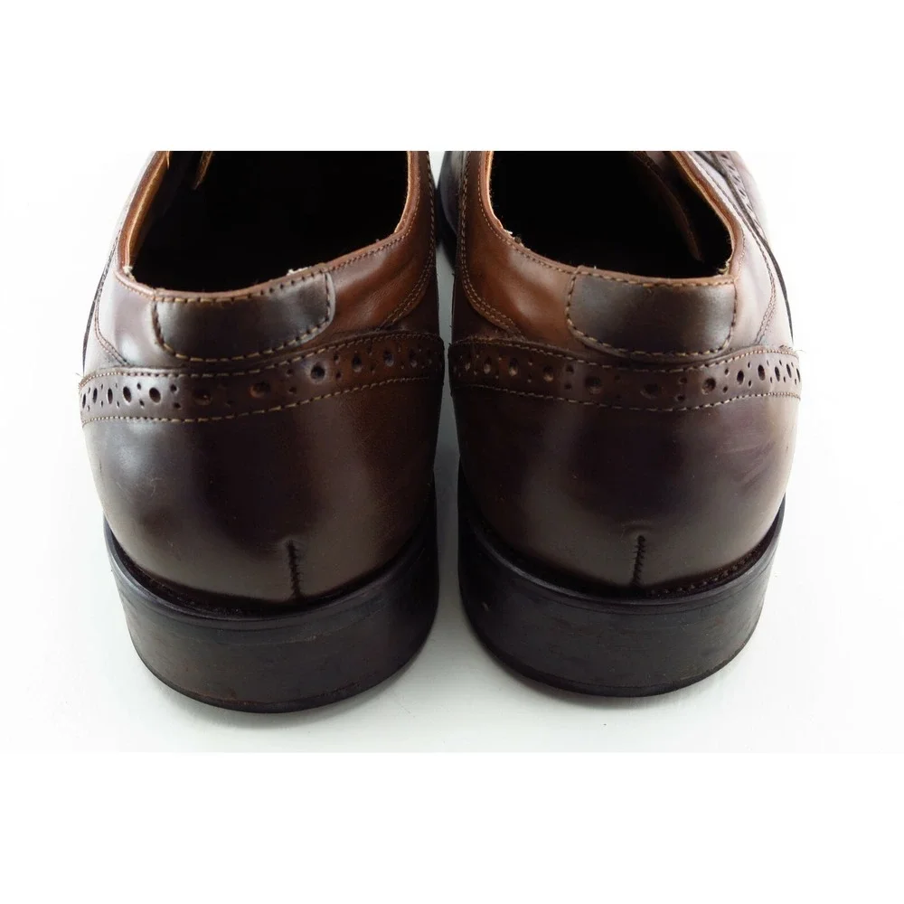 Aldo Shoes Size 11 M Brown Wingtip Oxfords Leather‎ Men
